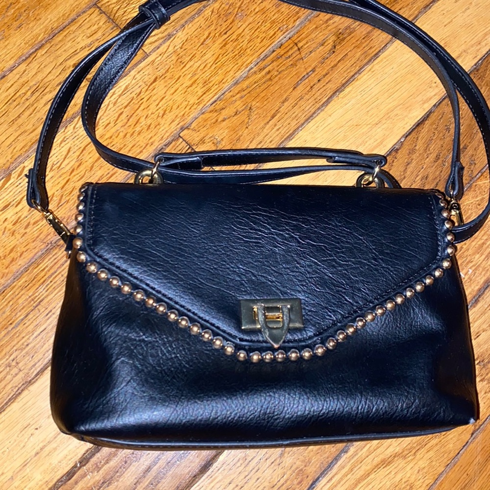International Concepts Gold Studded Bag